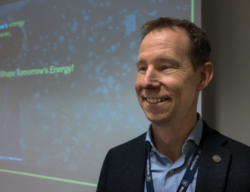 Tage Tarkpea talar om kärnkraft och berättar om verksamheten Westinghouse den 2023-02-14
